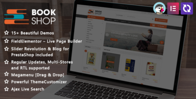 Book Shop - Magazine and Library Elementor PrestaShop Theme
