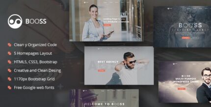Booss | Creative Multipurpose Marketing HTML Template