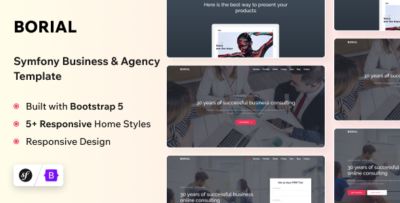 Borial - Business & Agency Symfony Template