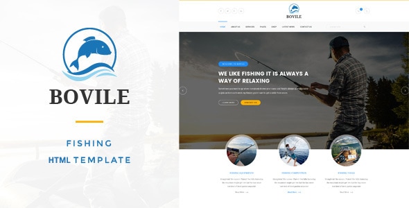Bovile - Fishing HTML Template Bovile - Fishing HTML Template