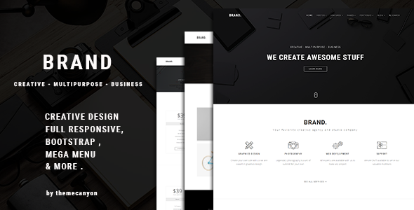 Brand. - Creative Template for Professionals Brand. - Creative Template for Professionals