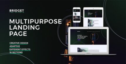 Bridget - Responsive HTML Landing Page