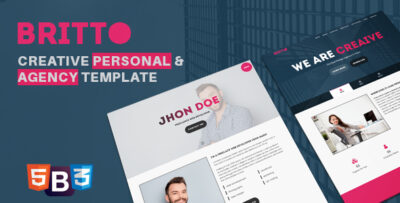 Britto - Creative Personal & Agency Template