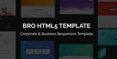 BRO - Corporate & Business Responsive Template