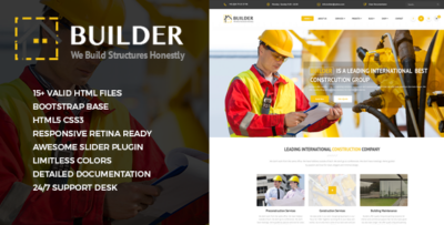 Builder - Responsive Construction Site Template