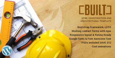 BUILT | HTML5 Template for Construction Businesses