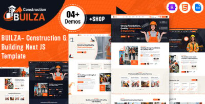 Builza – Construction & Building Next JS Template