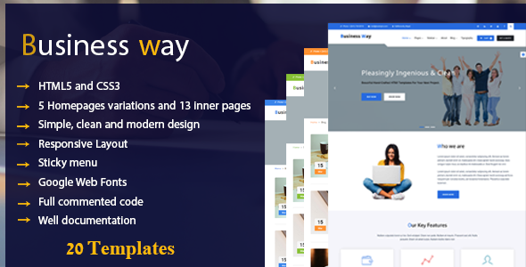 Business Way - Multi Purpose Corporate HTML Template Business Way - Multi Purpose Corporate HTML Template