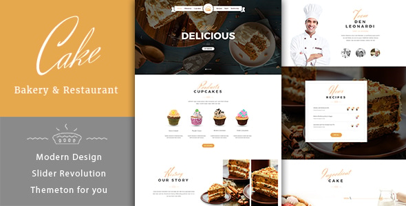 Cake - Easy & Slight Bakery HTML5 Template Cake - Easy & Slight Bakery HTML5 Template