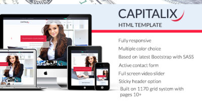 Capitalix - Business Multipurpose HTML Template