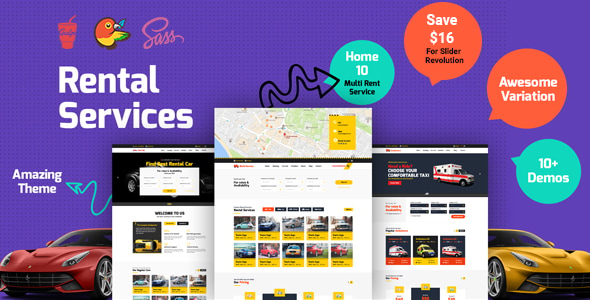 CarRent - Multipurpose Car Rental And Hire HTML Template CarRent - Multipurpose Car Rental And Hire HTML Template