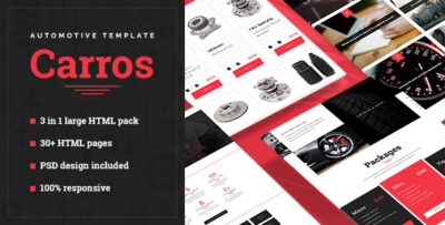 Carros — Automotive HTML5 Template