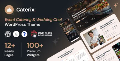Caterix - Event Catering & Wedding Chef WordPress Theme