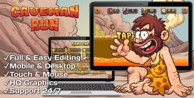 Caveman Run | HTML5 Game