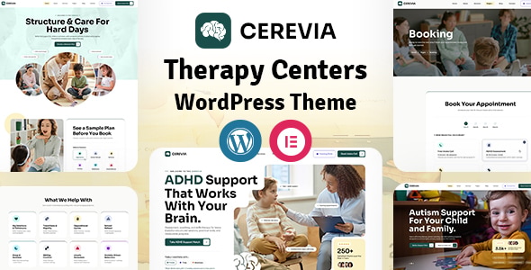 Cerevia - Therapy Centers WordPress Theme Cerevia - Therapy Centers WordPress Theme