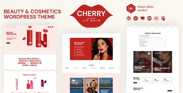 Cherry - Beauty & Cosmetics WordPress Theme Cherry - Beauty & Cosmetics WordPress Theme