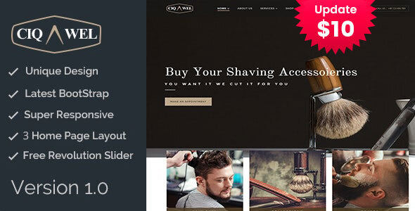 Cigawel - HTML Salon Template Cigawel - HTML Salon Template