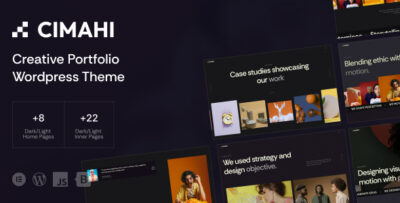 Cimahi - Creative Agency & Personal Portfolio WordPress Theme