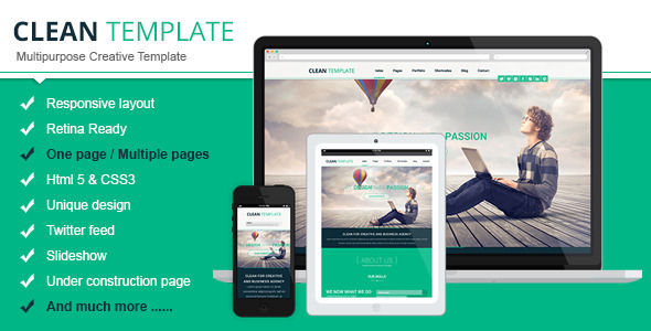 Clean Responsive Html Template Clean Responsive Html Template