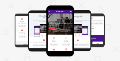 Cleanest - Mobile Template