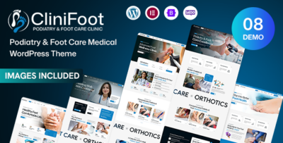 CliniFoot – Podiatry & Foot Care Medical WordPress Theme