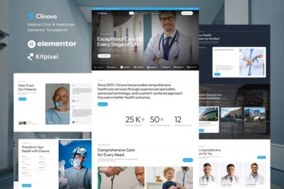 Clinova - Medical Clinic & Healthcare Elementor Template Kit