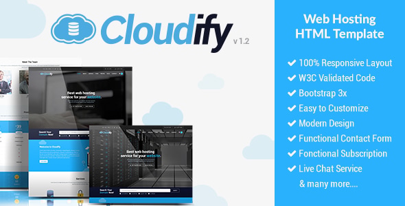 Cloudify - Web Hosting HTML Template Cloudify - Web Hosting HTML Template