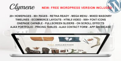 Clymene - Multipurpose HTML5 Template