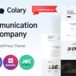 Colary - Communication Company WordPress Theme for Technology Services Website