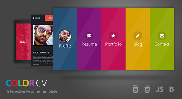 ColorCV - Interactive Resume Template ColorCV - Interactive Resume Template