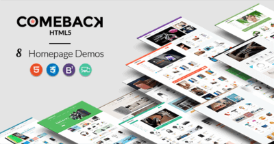 Comeback - Premium Multipurpose HTML5 theme