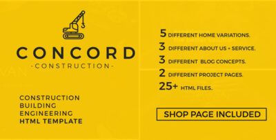 Concord - Construction and Building Website Template