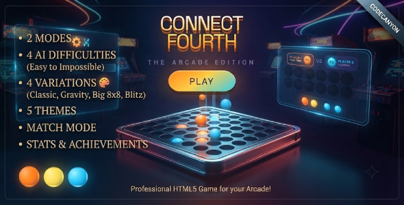 Connect Fourth | Arcade HTML5 Game Connect Fourth | Arcade HTML5 Game