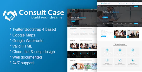 Consult Case - A Consultancy Service & Consulting Business Template Consult Case - A Consultancy Service & Consulting Business Template
