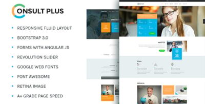 Consult Plus - Corporate Business HTML5 Template