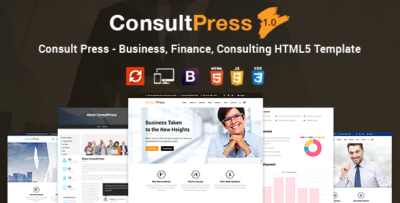 Consult Press - Finance & Consulting Business HTML5 Template