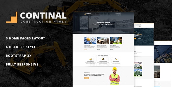 Continal - Construction Business HTML5 Template Continal - Construction Business HTML5 Template