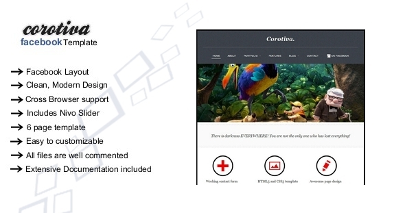 Corotiva - Facebook Business Template Corotiva - Facebook Business Template