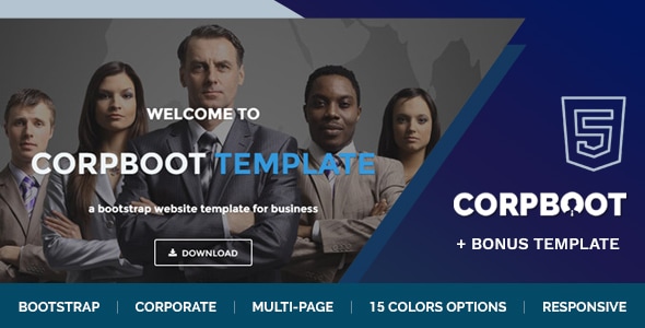 Corpboot - Corporate HTML Website Template Corpboot - Corporate HTML Website Template
