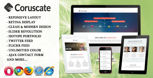 Coruscate - Multi-Purpose Responsive HTML Template Coruscate - Multi-Purpose Responsive HTML Template