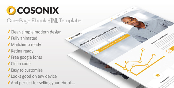 Cosonix One-Page HTML5 eBook Template Cosonix One-Page HTML5 eBook Template