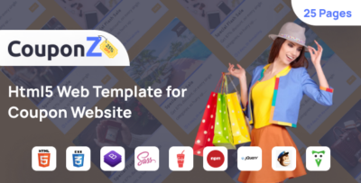 CouponZ - Deals and Coupon HTML Template