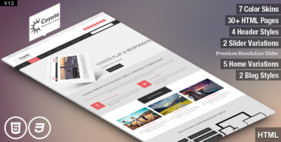 Coyote - Responsive Business HTML5 Template
