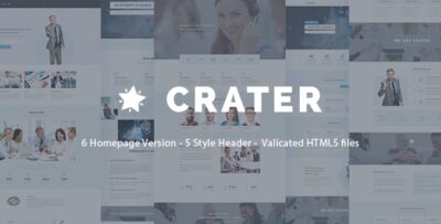 Crater - Professional HTML5 Business Template
