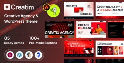 Creatim – Digital Agency & Portfolio WordPress Theme