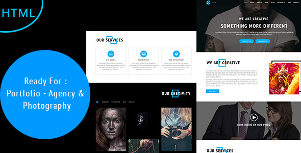Creative - Agency, Photography & Portfolio HTML Template Creative - Agency, Photography & Portfolio HTML Template