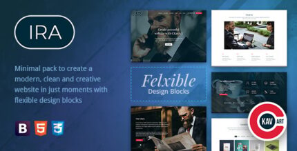 Creative One Page HTML Template - IRA