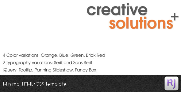 Creative Solutions HTML/CSS Template Creative Solutions HTML/CSS Template