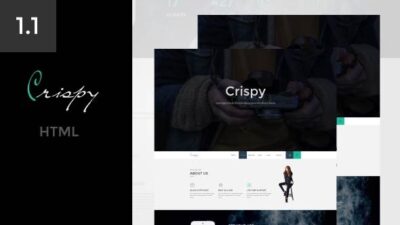 Crispy | One & Multi Page  HTML