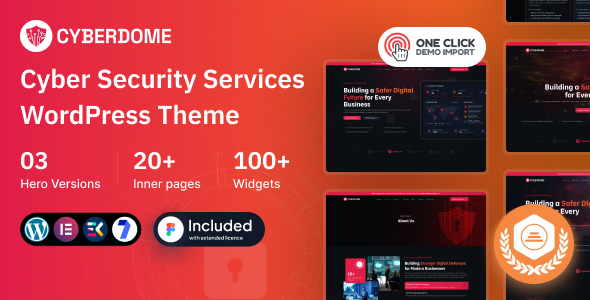 CyberDome - Cyber Security Services WordPress Theme CyberDome - Cyber Security Services WordPress Theme